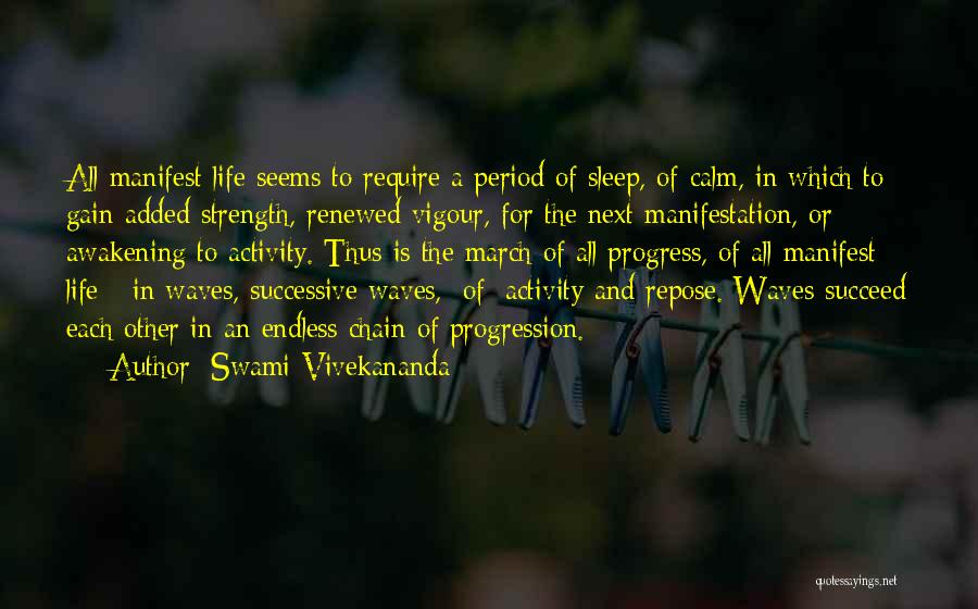 Progression In Life Quotes By Swami Vivekananda