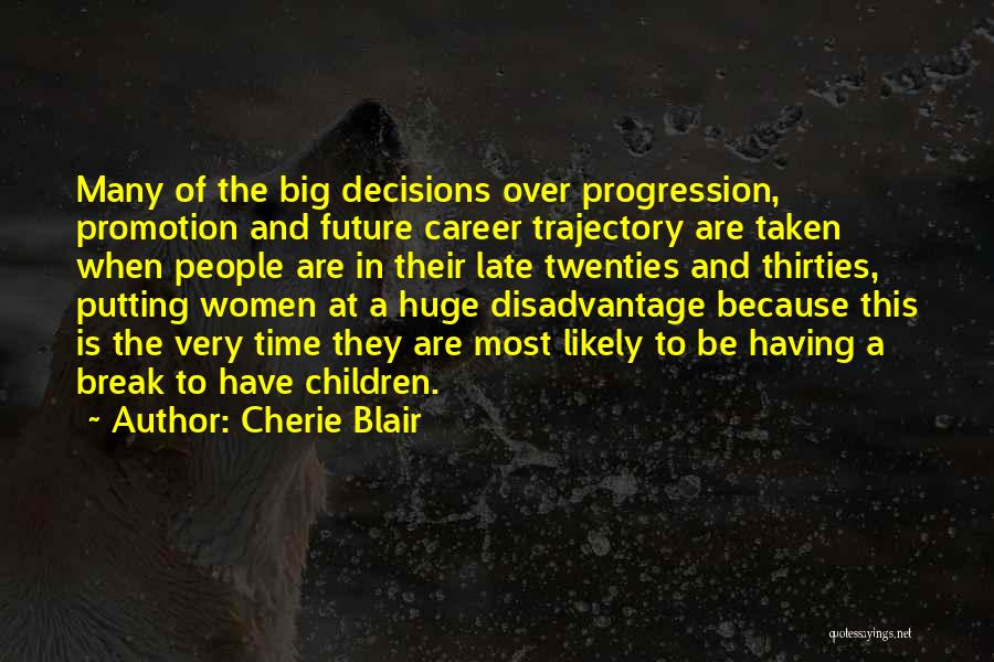 Progression Quotes By Cherie Blair