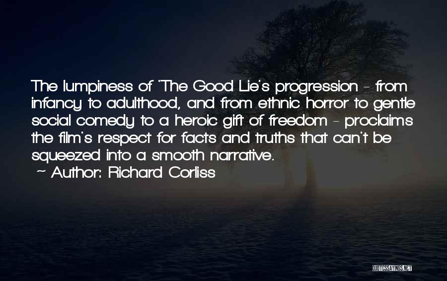 Progression Quotes By Richard Corliss