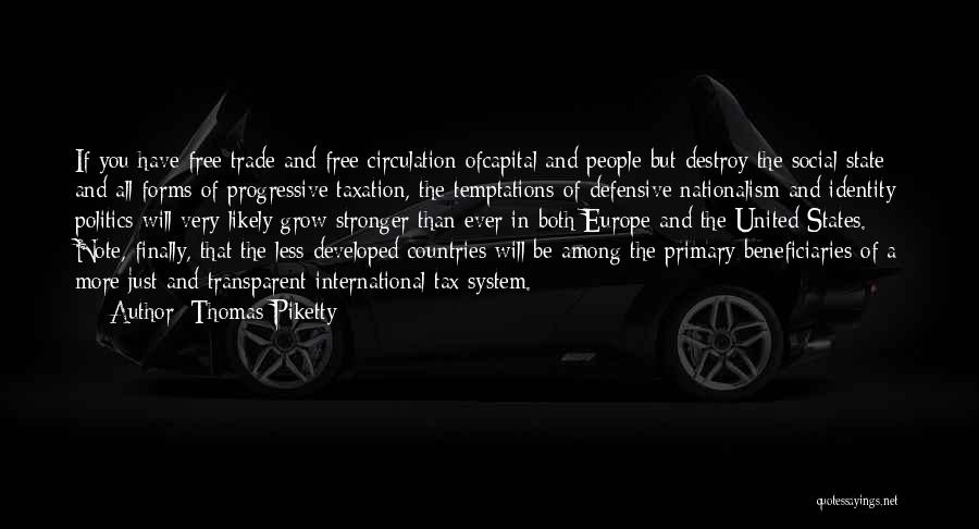 Progressive Tax Quotes By Thomas Piketty