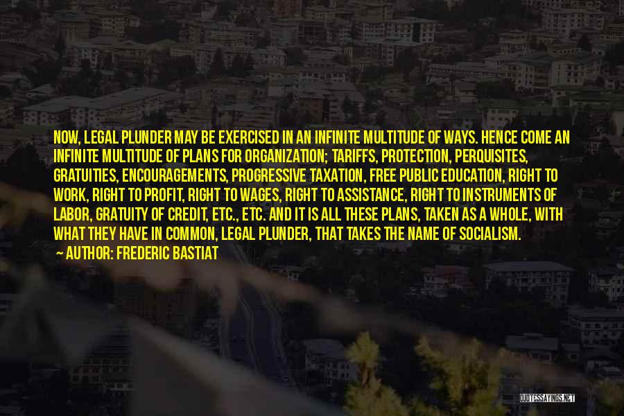 Progressive Taxation Quotes By Frederic Bastiat