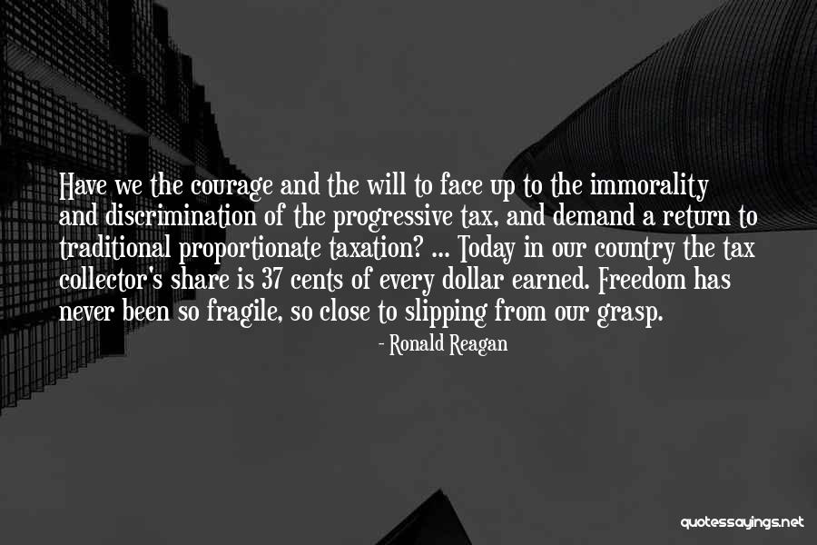 Progressive Taxation Quotes By Ronald Reagan