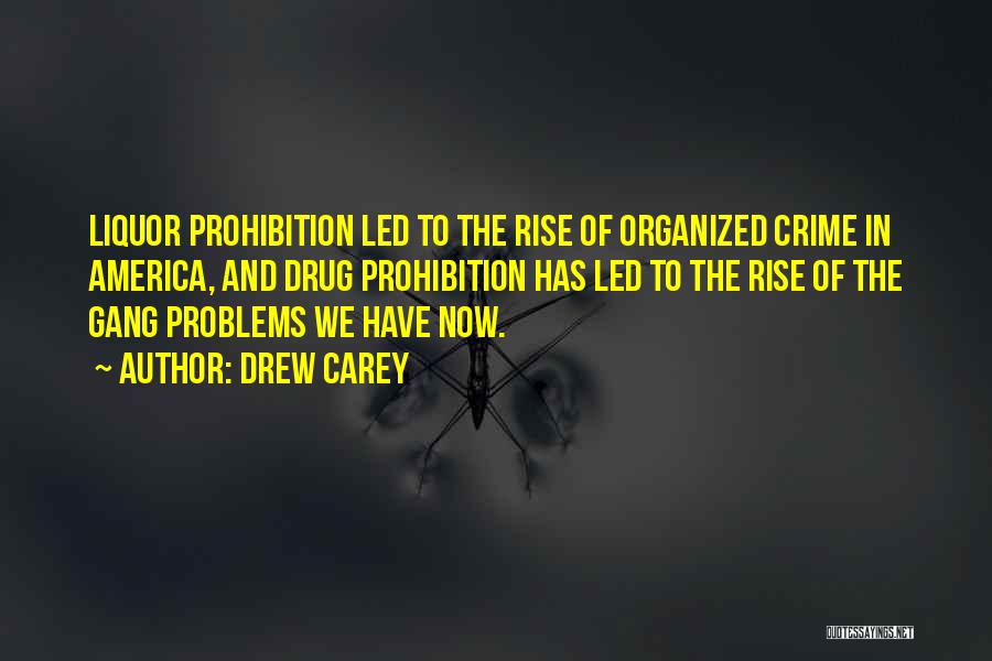 Prohibition Organized Crime Quotes By Drew Carey