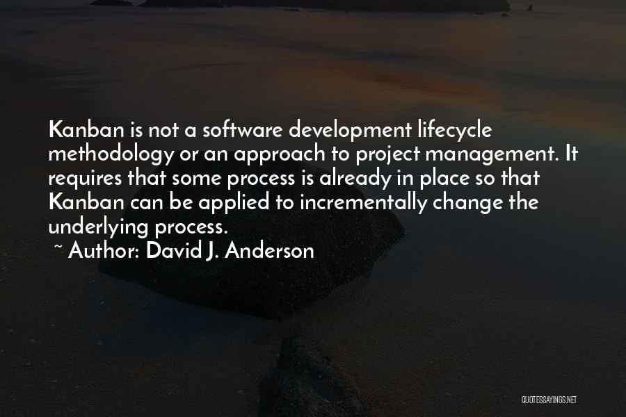 Project Methodology Quotes By David J. Anderson