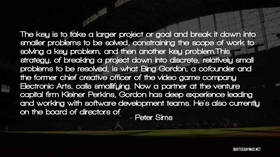 Project Scope Quotes By Peter Sims