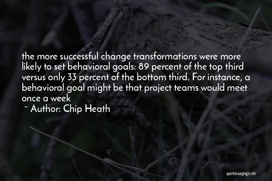 Project Teams Quotes By Chip Heath