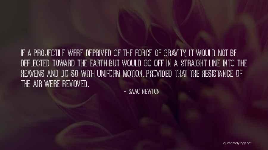 Projectile Motion Quotes By Isaac Newton