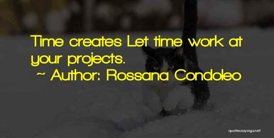 Projects Management Quotes By Rossana Condoleo
