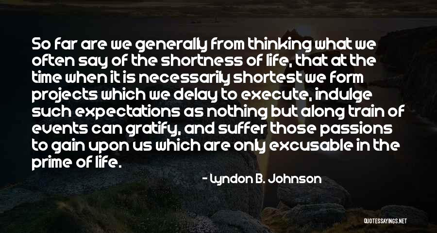 Projects Quotes By Lyndon B. Johnson