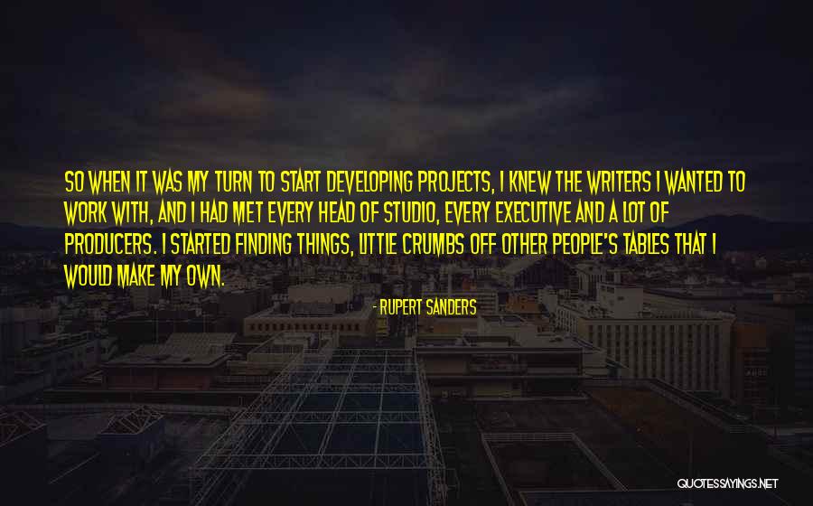 Projects Quotes By Rupert Sanders