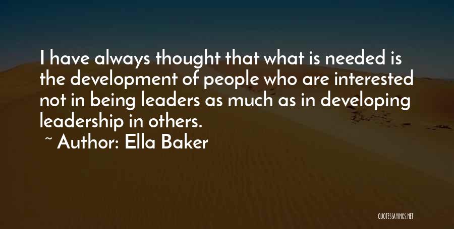 Prokopenko Youtube Quotes By Ella Baker