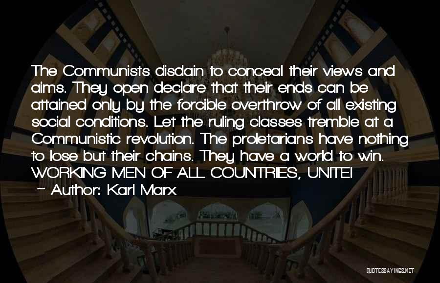 Proletarians And Communists Quotes By Karl Marx