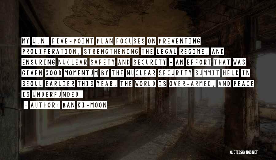 Proliferation Quotes By Ban Ki-moon