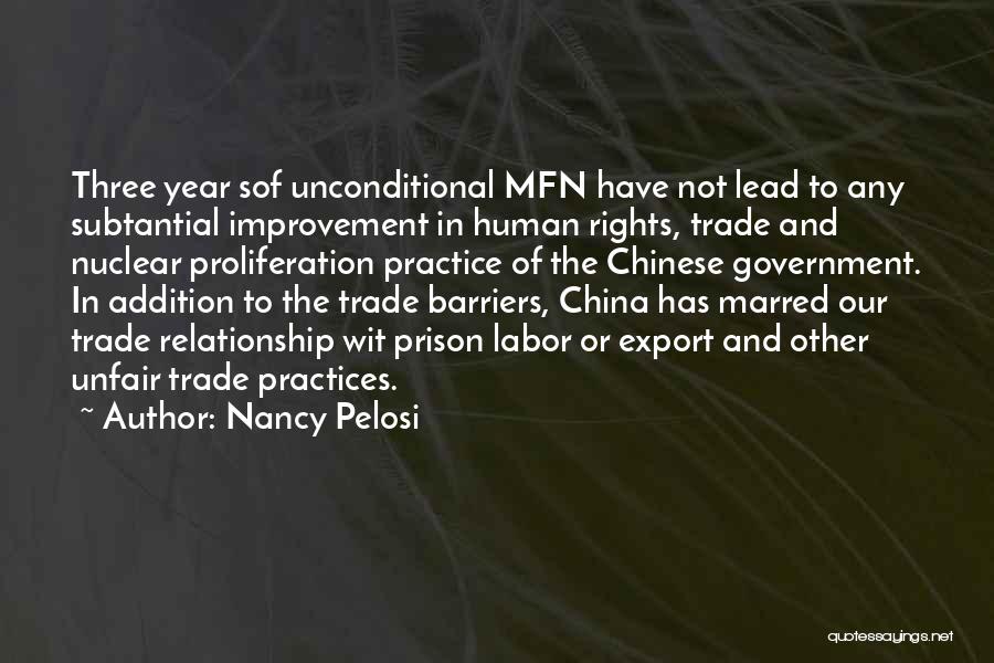 Proliferation Quotes By Nancy Pelosi