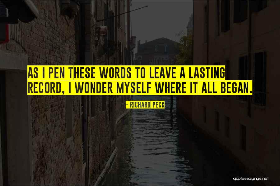 Prologue Inc Quotes By Richard Peck Prologue Inc Quotes By Richard Peck