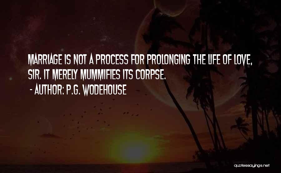 Prolonging Quotes By P.G. Wodehouse