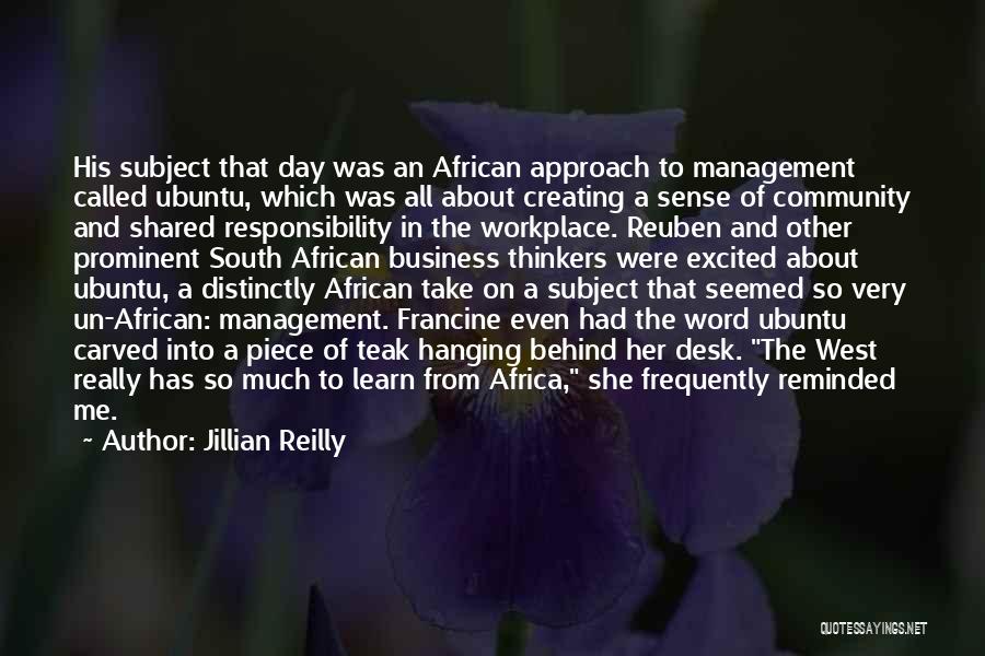 Prominent Business Quotes By Jillian Reilly