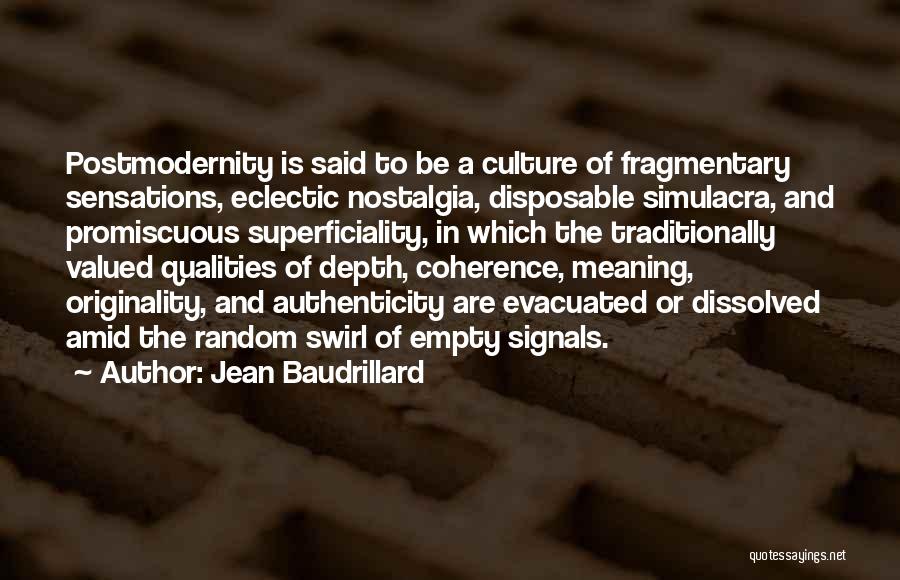 Promiscuous Quotes By Jean Baudrillard