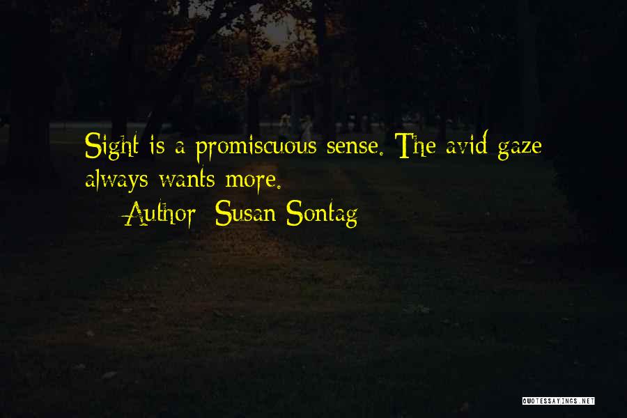 Promiscuous Quotes By Susan Sontag