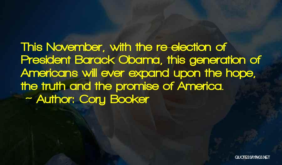 Promise And Hope Quotes By Cory Booker