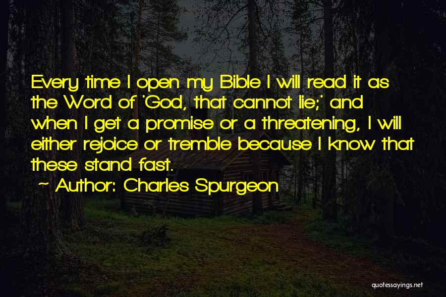 Promise And Lie Quotes By Charles Spurgeon