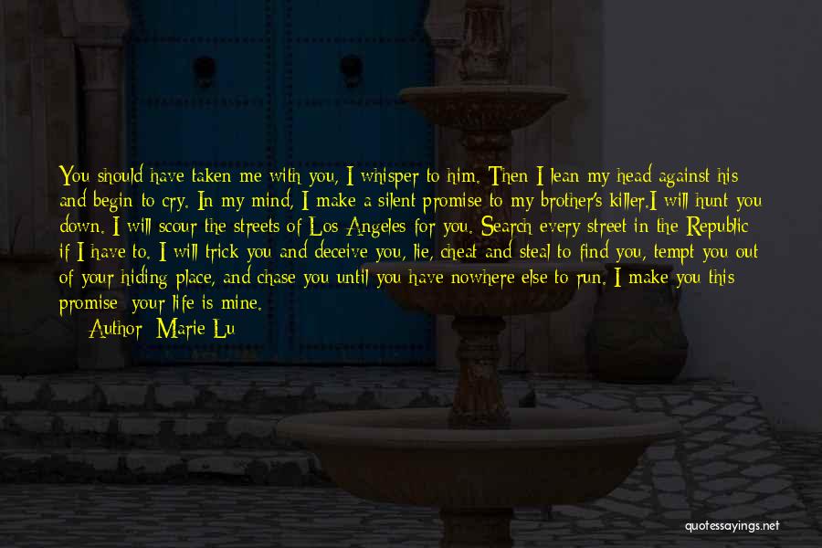 Promise And Lie Quotes By Marie Lu