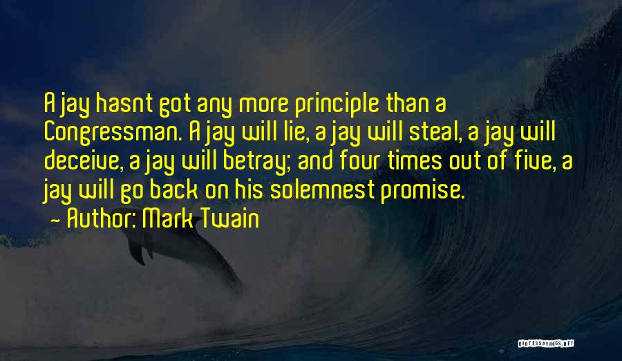 Promise And Lie Quotes By Mark Twain