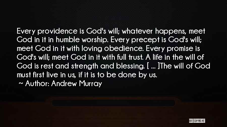 Promise And Trust Quotes By Andrew Murray