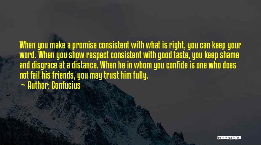 Promise And Trust Quotes By Confucius