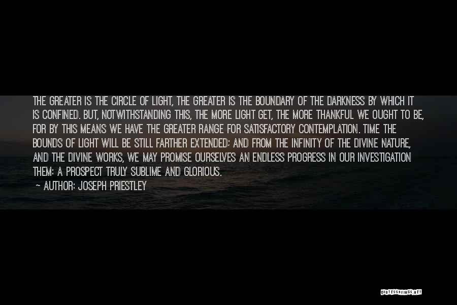 Promise Me Darkness Quotes By Joseph Priestley