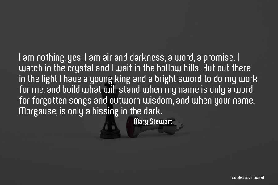 Promise Me Darkness Quotes By Mary Stewart