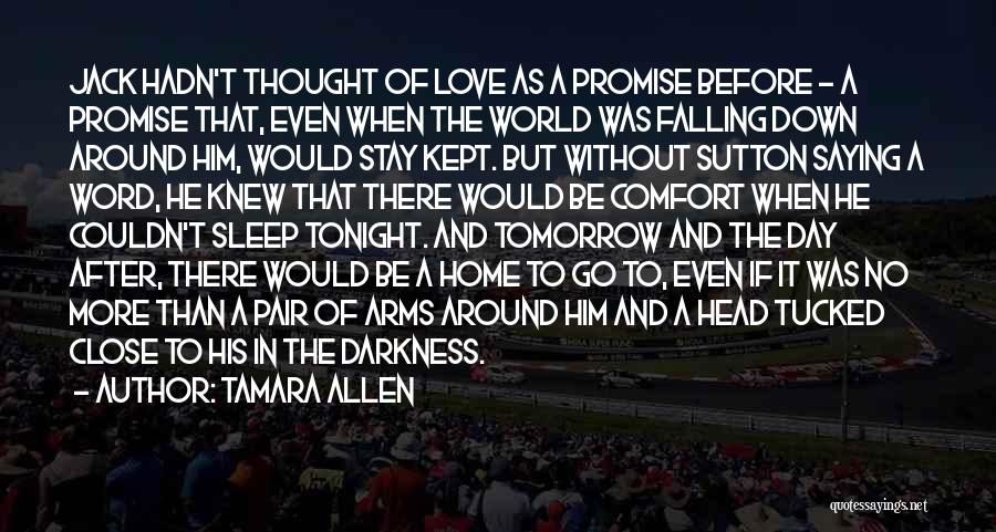 Promise Me Darkness Quotes By Tamara Allen