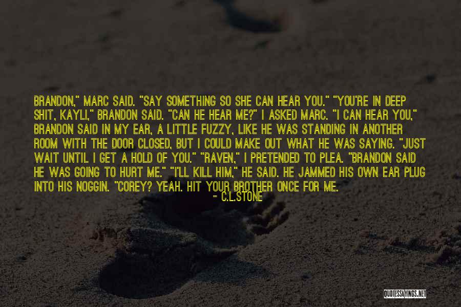 Promise Me Something Quotes By C.L.Stone Promise Me Something Quotes By C.L.Stone