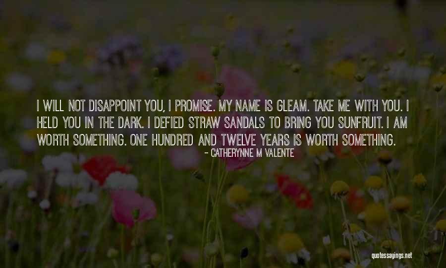 Promise Me Something Quotes By Catherynne M Valente