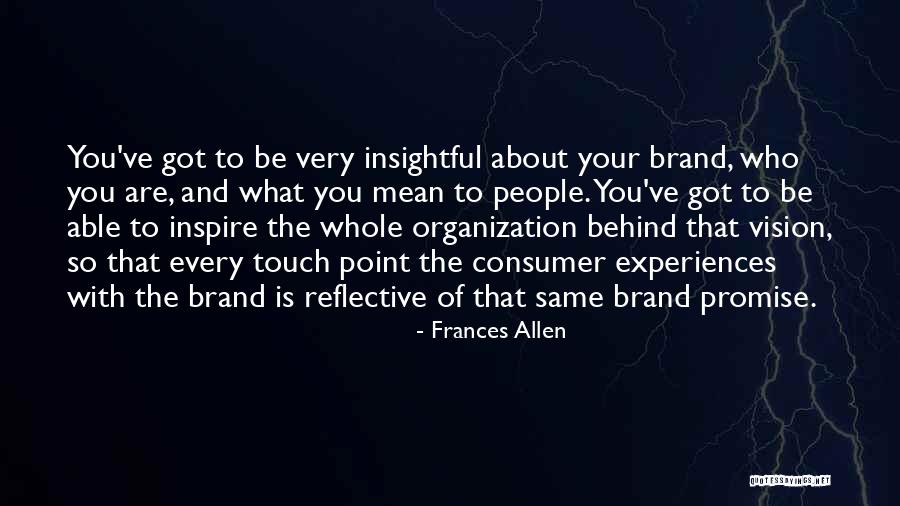 Promise Quotes By Frances Allen Promise Quotes By Frances Allen