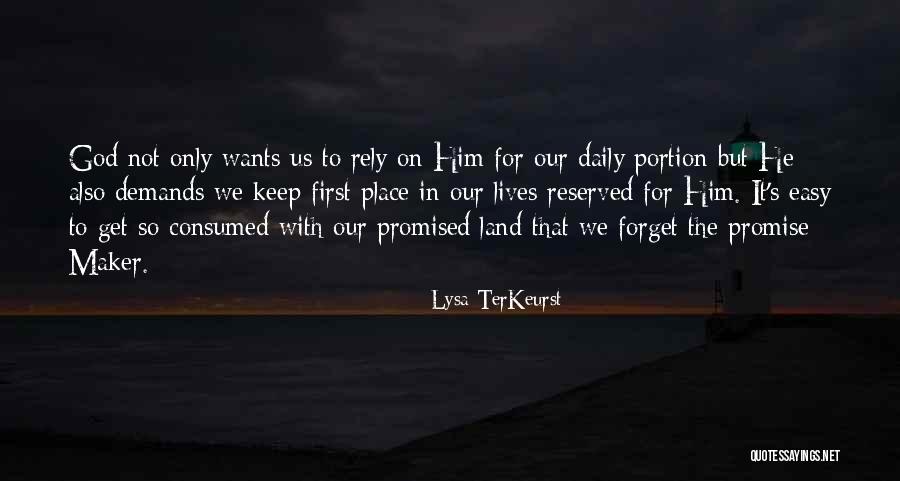Promise Quotes By Lysa TerKeurst Promise Quotes By Lysa TerKeurst