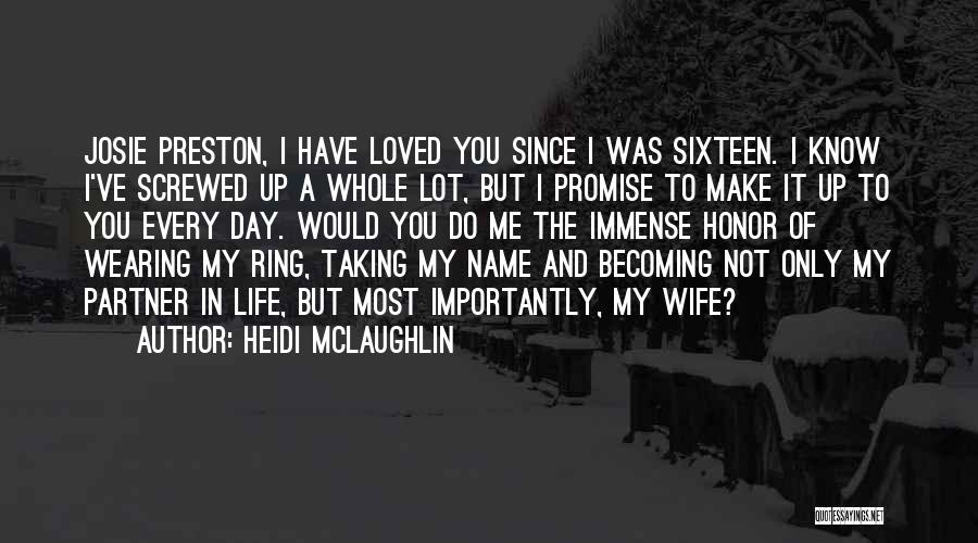 Promise Ring Quotes By Heidi McLaughlin