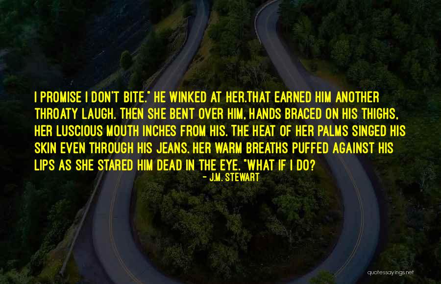 Promise Then Quotes By J.M. Stewart