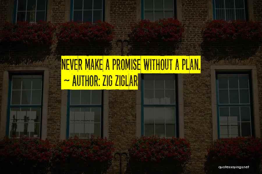 Promise To Never Let Go Quotes By Zig Ziglar