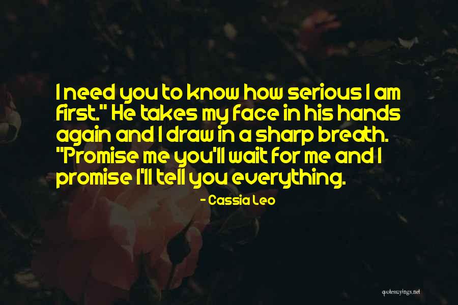 Promise To You Quotes By Cassia Leo