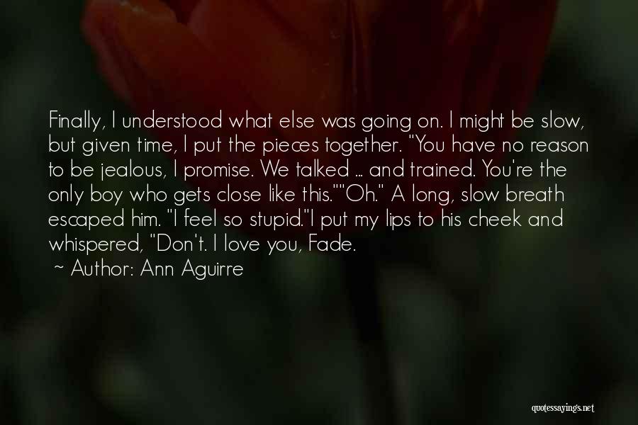 Promise You My Love Quotes By Ann Aguirre