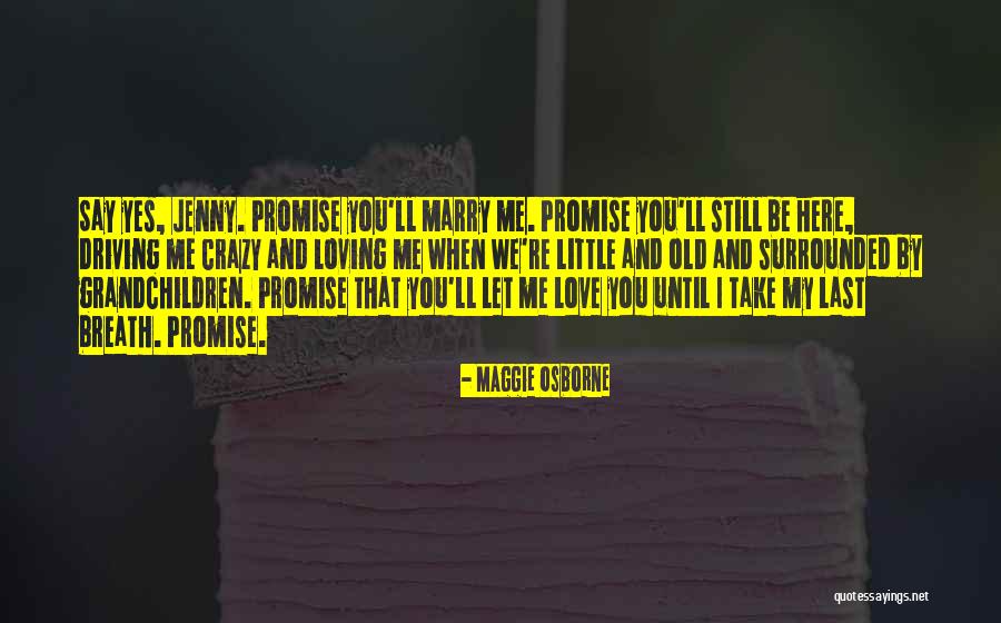 Promise You My Love Quotes By Maggie Osborne