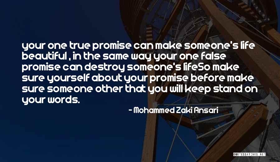 Promise Yourself Quotes By Mohammed Zaki Ansari Promise Yourself Quotes By Mohammed Zaki Ansari