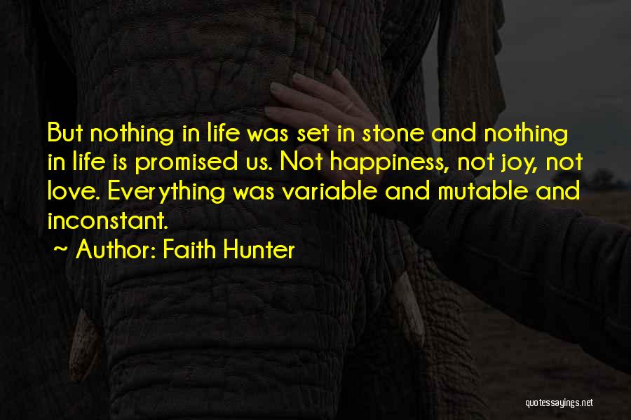 Promised Love Quotes By Faith Hunter