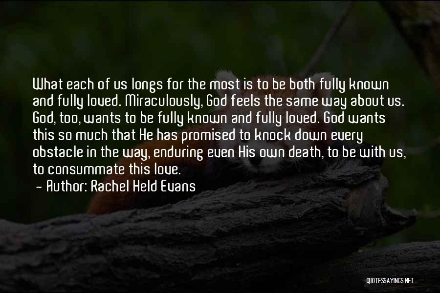 Promised Love Quotes By Rachel Held Evans