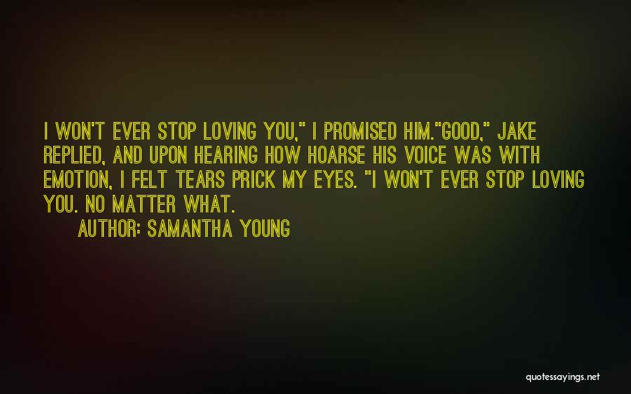Promised Love Quotes By Samantha Young