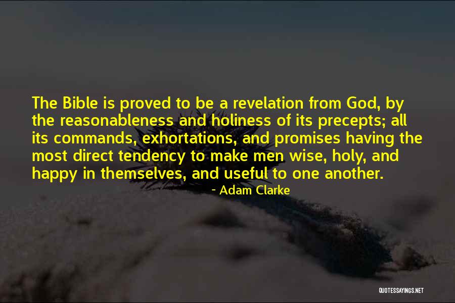 Promises In The Bible Quotes By Adam Clarke