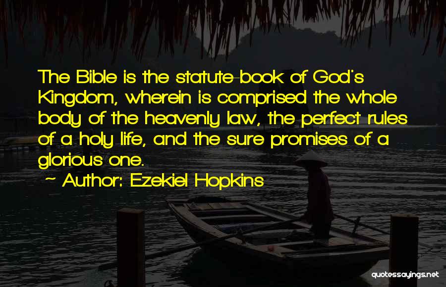 Promises In The Bible Quotes By Ezekiel Hopkins