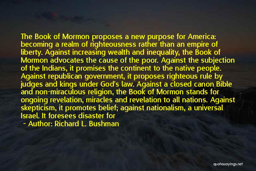 Promises In The Bible Quotes By Richard L. Bushman