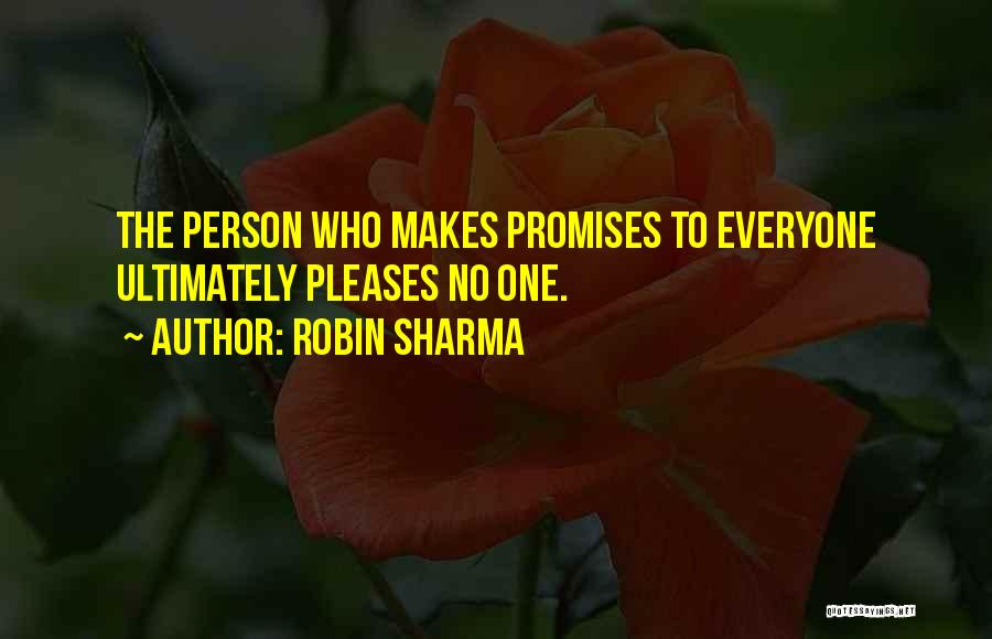 Promises Quotes By Robin Sharma